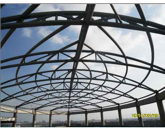 白银中煤朔州宾馆管桁架工程