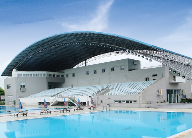 白银游泳馆网架